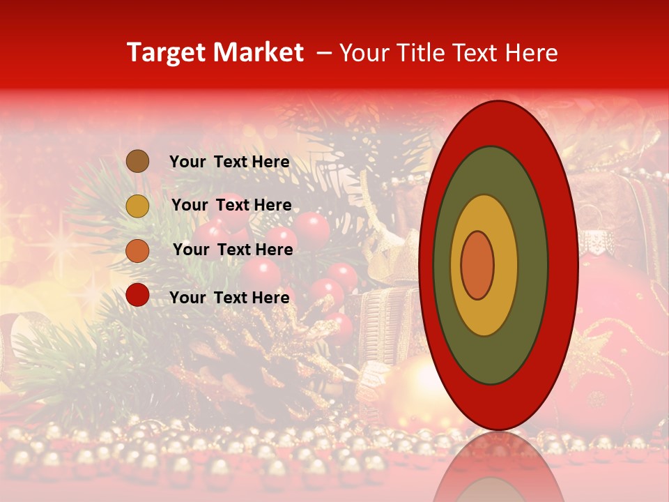 Present Christmas Gift PowerPoint Template