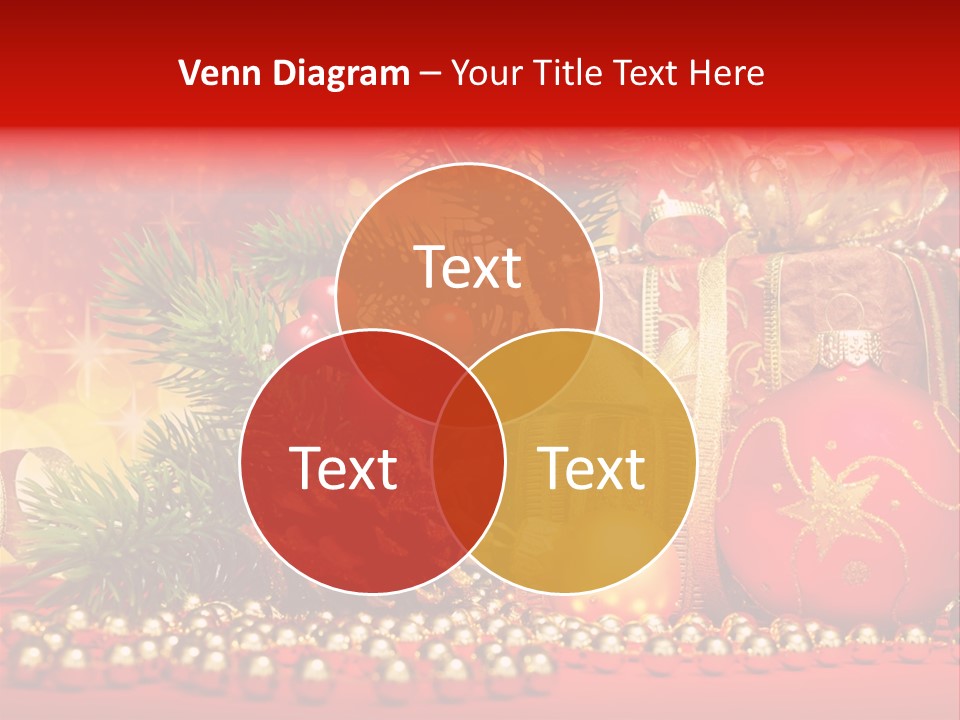 Present Christmas Gift PowerPoint Template