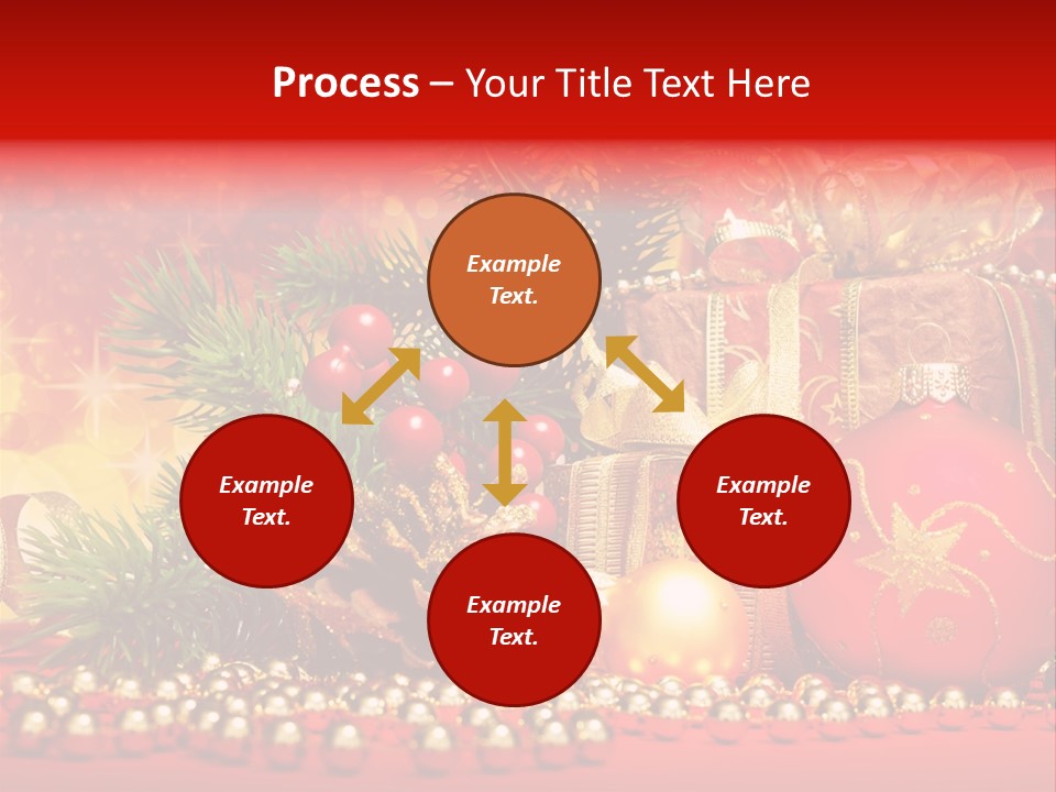 Present Christmas Gift PowerPoint Template