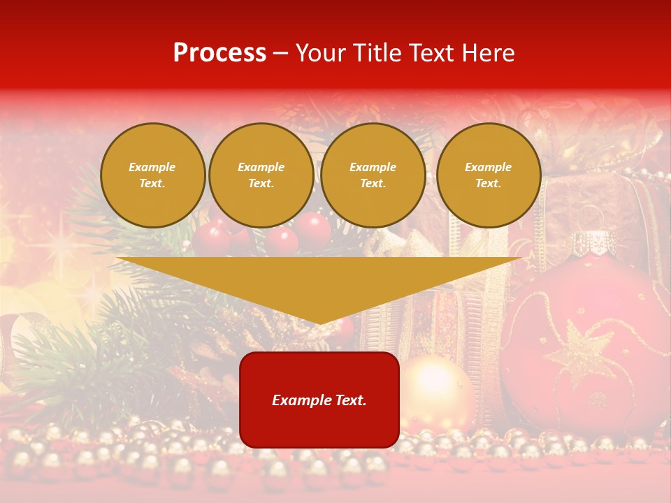 Present Christmas Gift PowerPoint Template