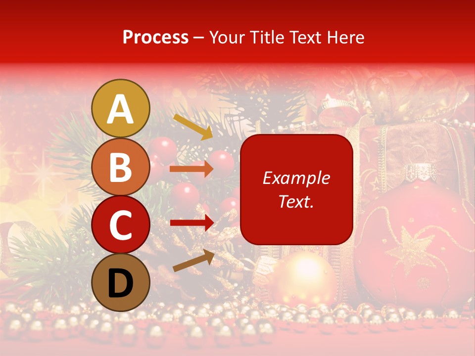 Present Christmas Gift PowerPoint Template