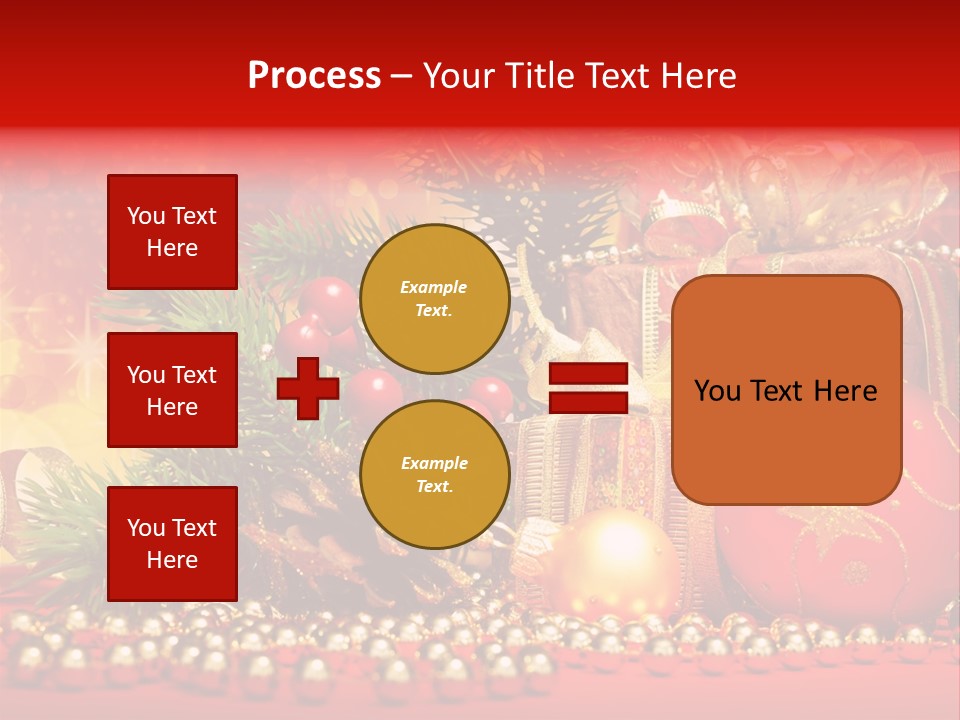 Present Christmas Gift PowerPoint Template