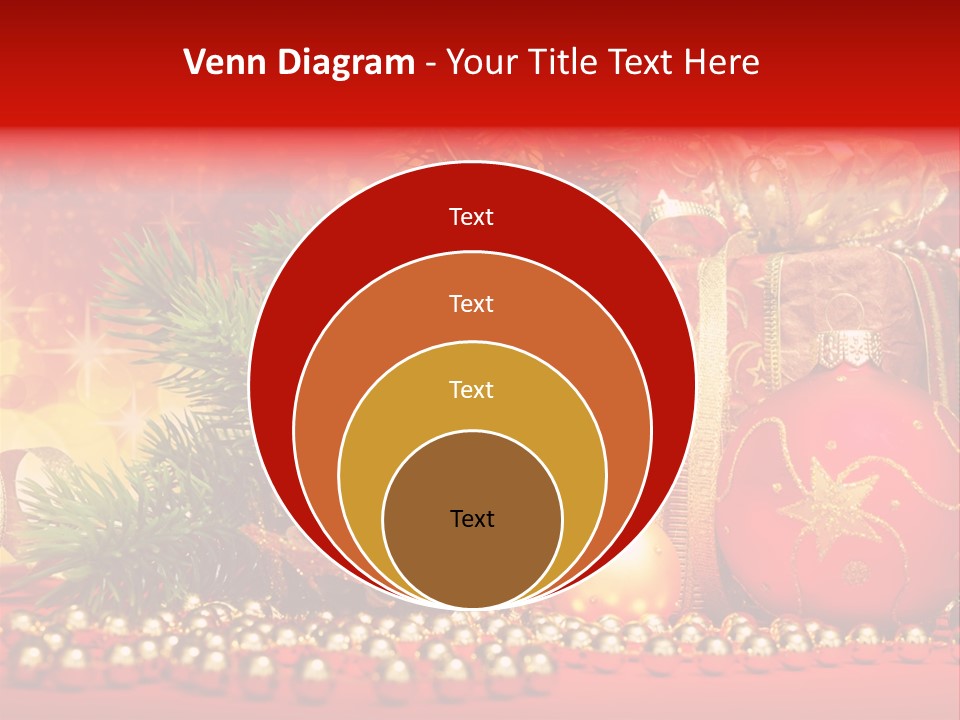 Present Christmas Gift PowerPoint Template