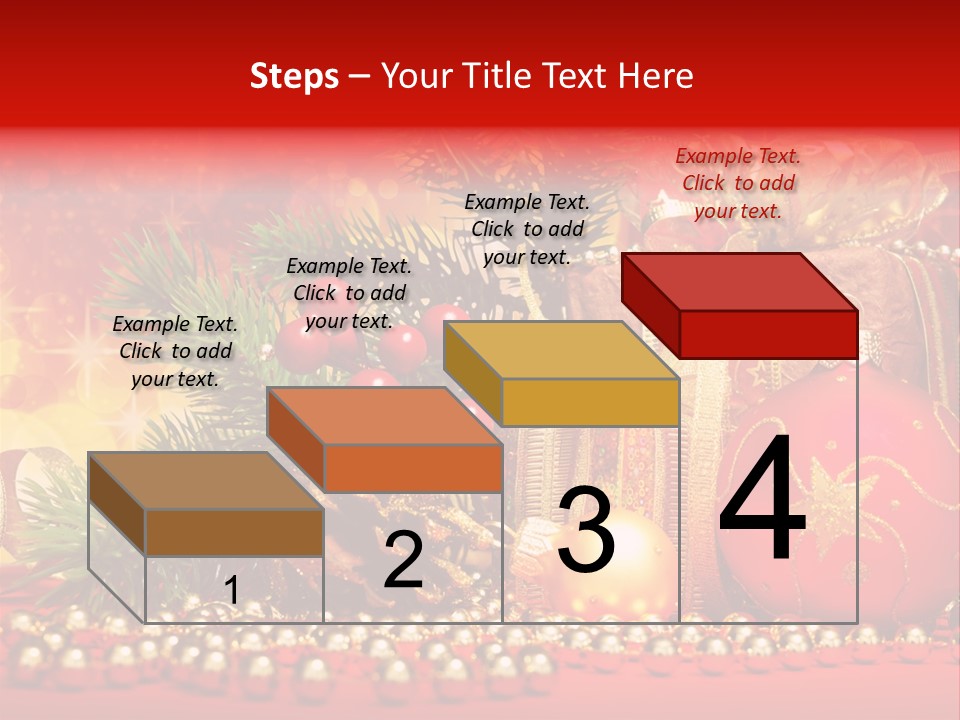 Present Christmas Gift PowerPoint Template