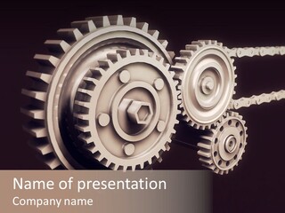 Manufacturing Tool Industrial PowerPoint Template