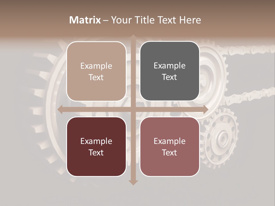 Manufacturing Tool Industrial PowerPoint Template