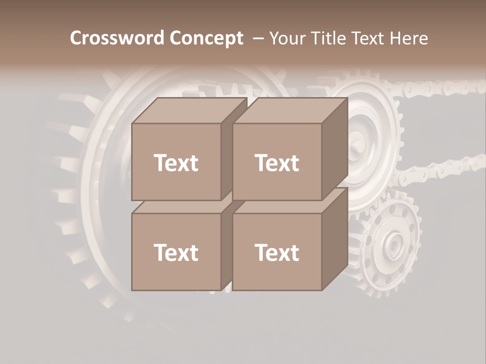 Manufacturing Tool Industrial PowerPoint Template