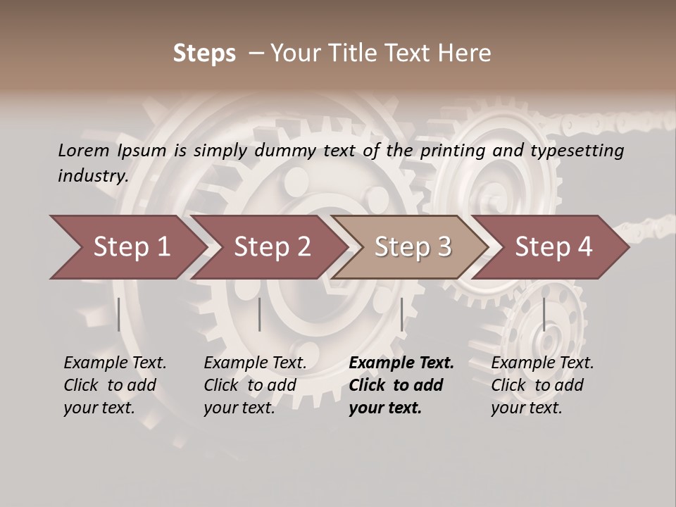 Manufacturing Tool Industrial PowerPoint Template
