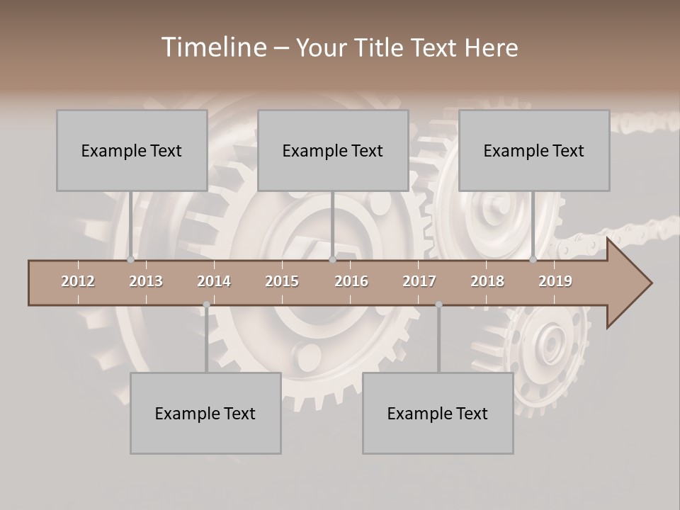 Manufacturing Tool Industrial PowerPoint Template