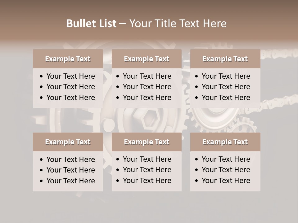 Manufacturing Tool Industrial PowerPoint Template