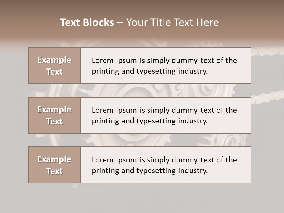 Manufacturing Tool Industrial PowerPoint Template