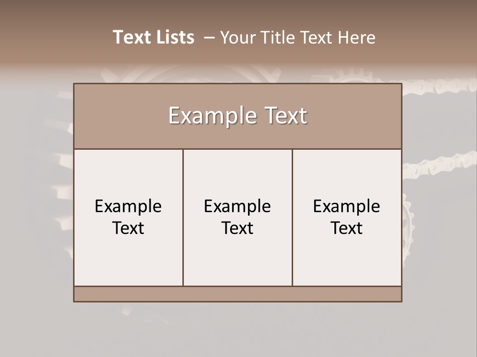 Manufacturing Tool Industrial PowerPoint Template