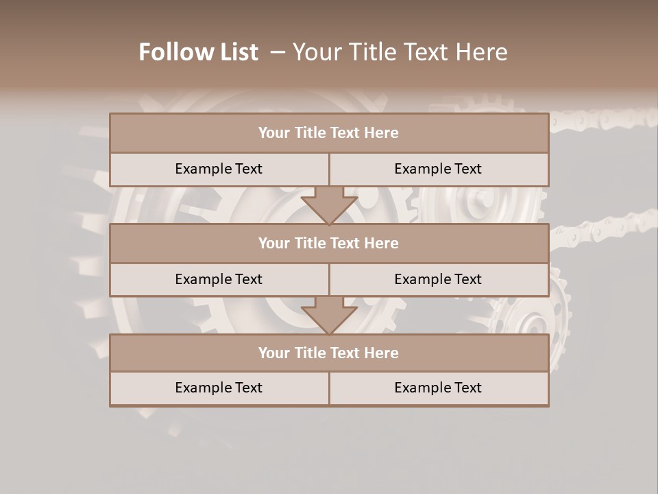 Manufacturing Tool Industrial PowerPoint Template