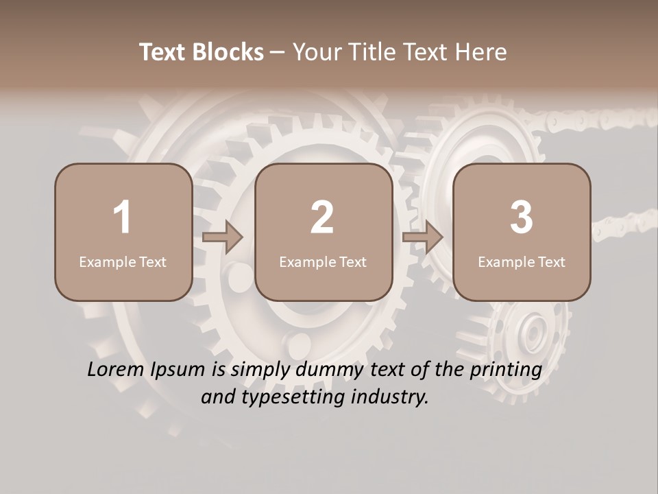 Manufacturing Tool Industrial PowerPoint Template
