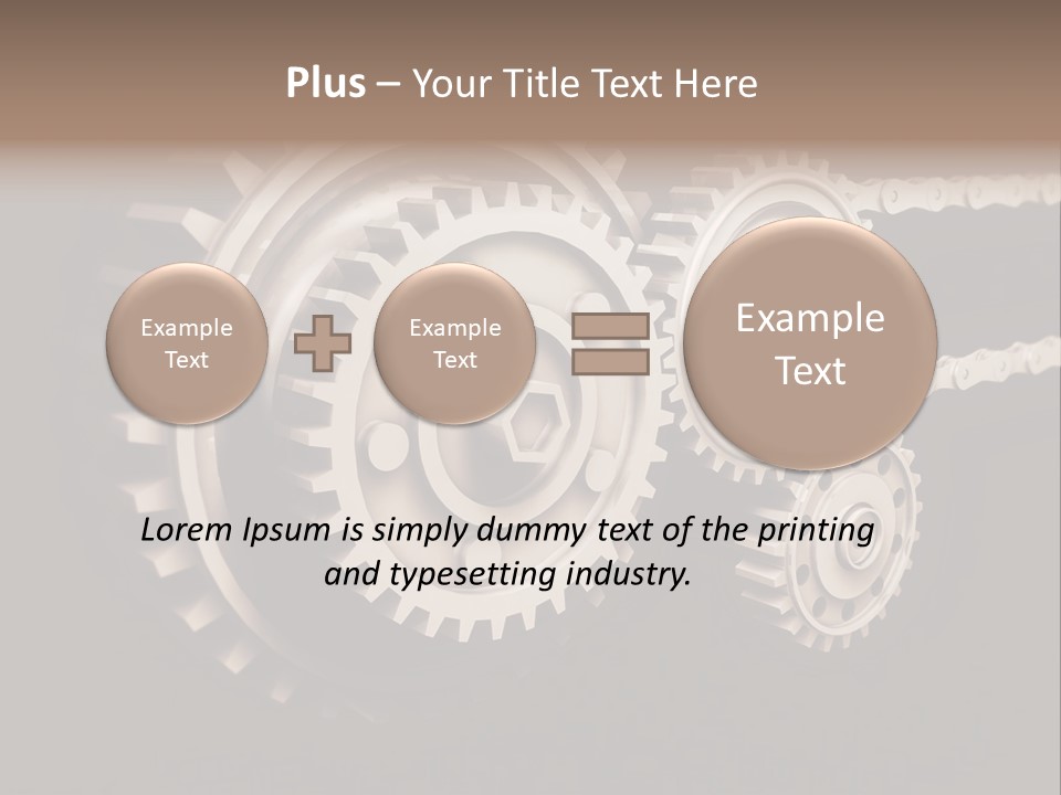 Manufacturing Tool Industrial PowerPoint Template