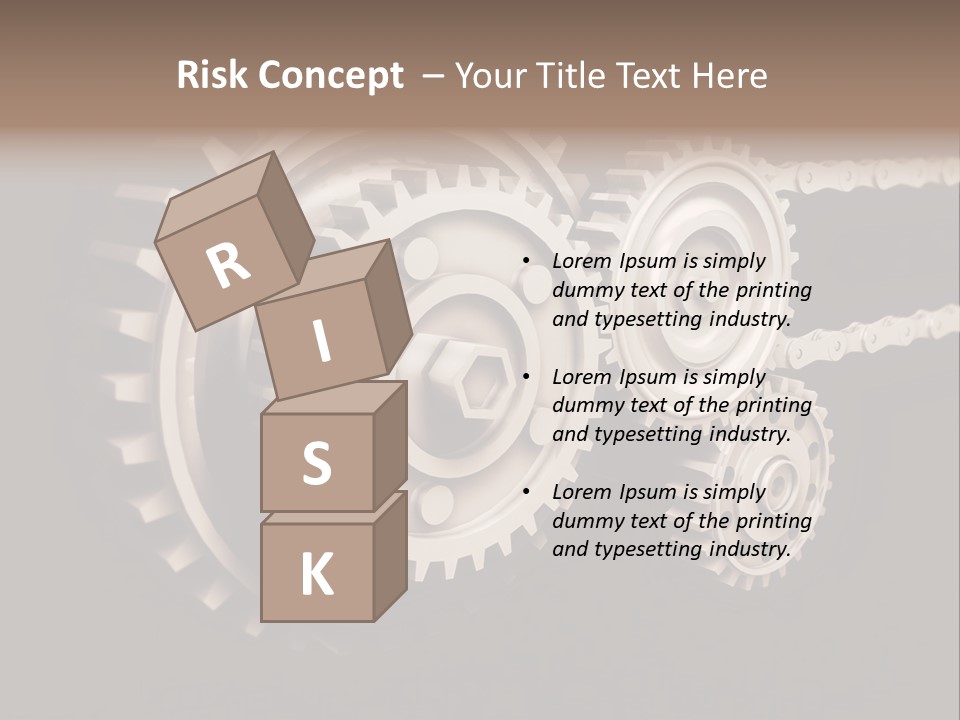 Manufacturing Tool Industrial PowerPoint Template