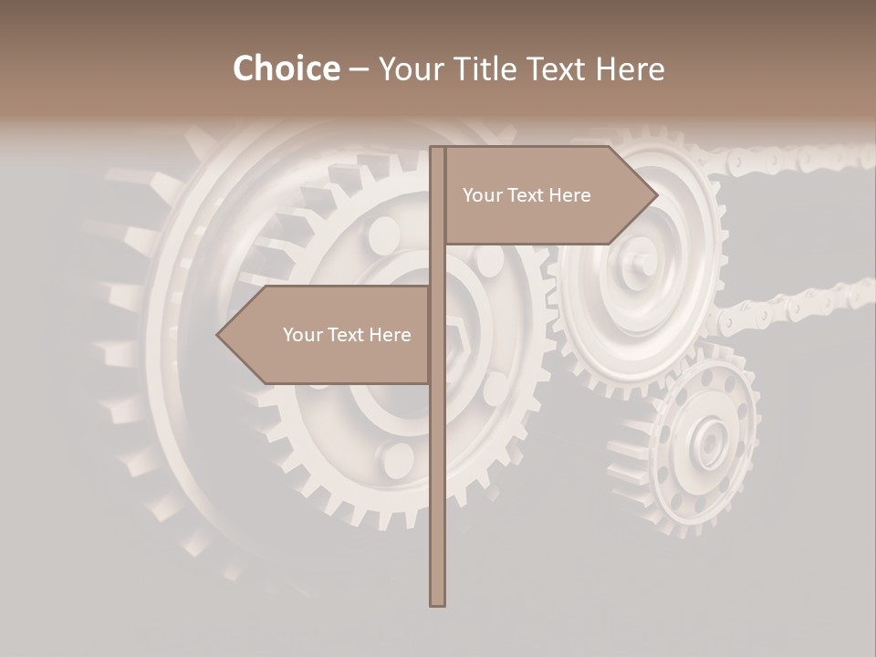 Manufacturing Tool Industrial PowerPoint Template