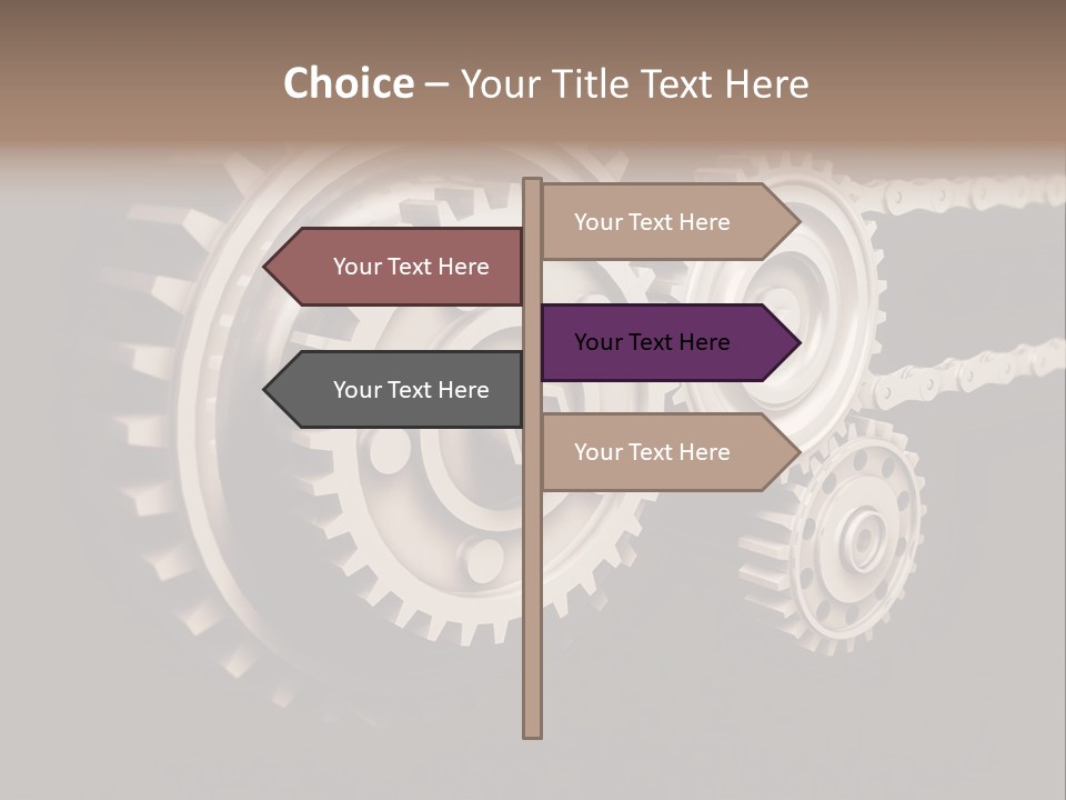 Manufacturing Tool Industrial PowerPoint Template