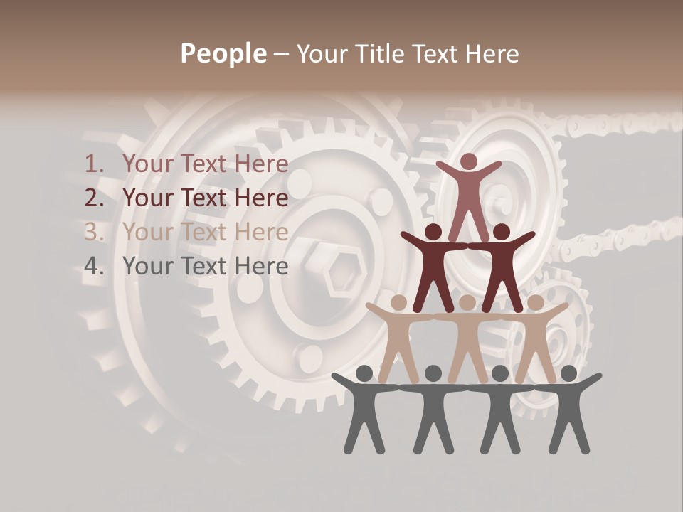 Manufacturing Tool Industrial PowerPoint Template