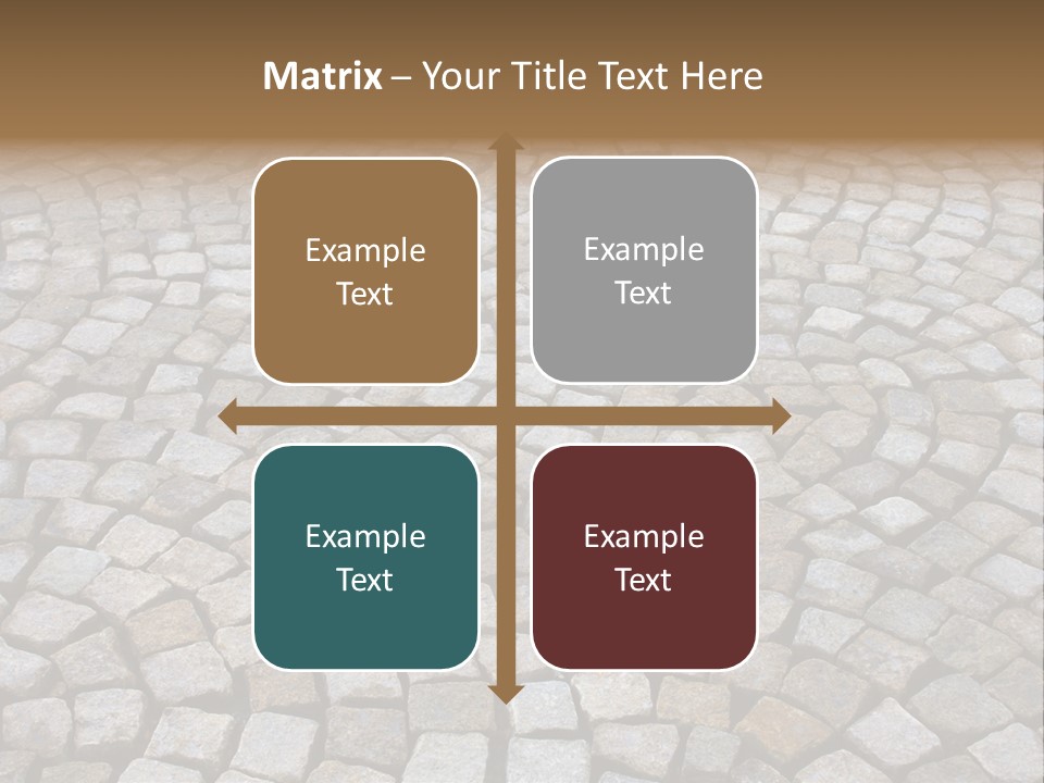 Walk Paved Way PowerPoint Template