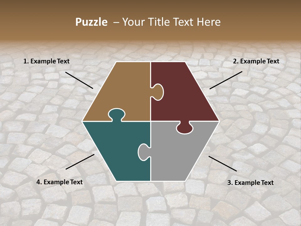 Walk Paved Way PowerPoint Template