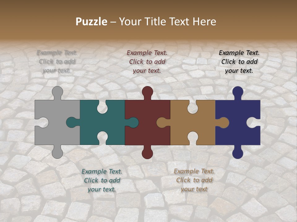 Walk Paved Way PowerPoint Template