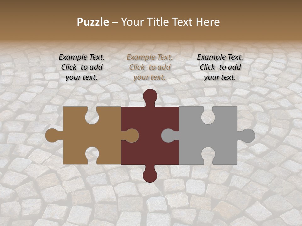 Walk Paved Way PowerPoint Template