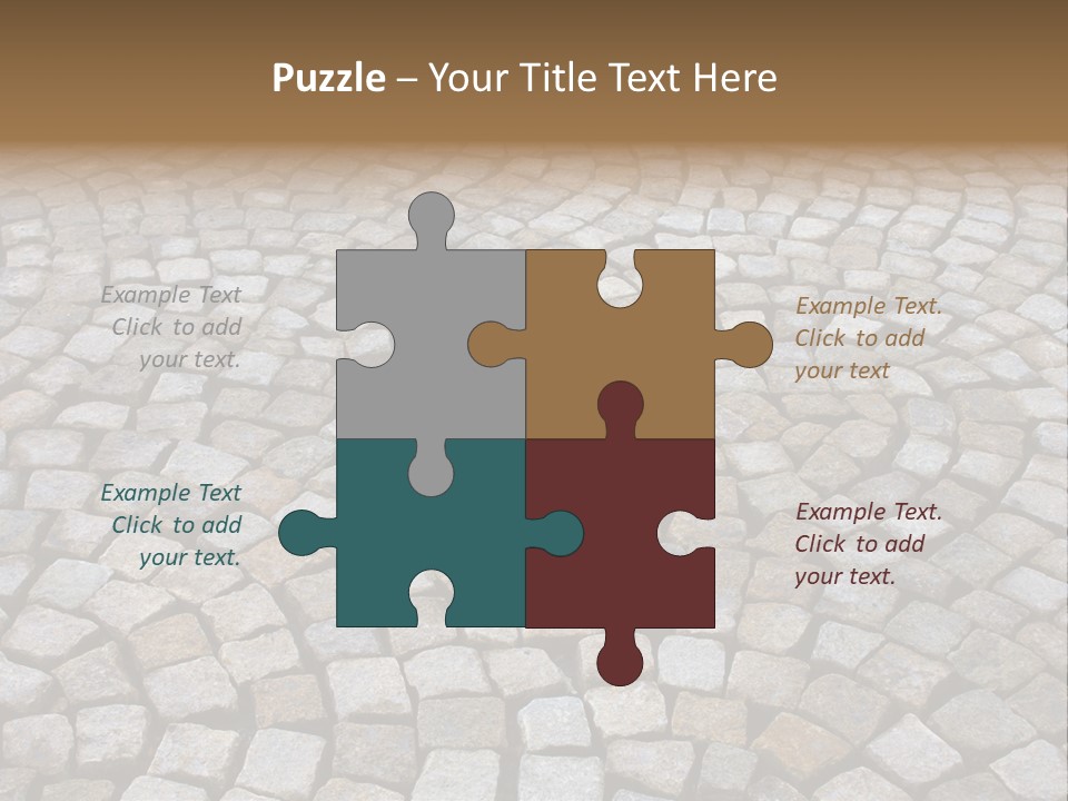 Walk Paved Way PowerPoint Template