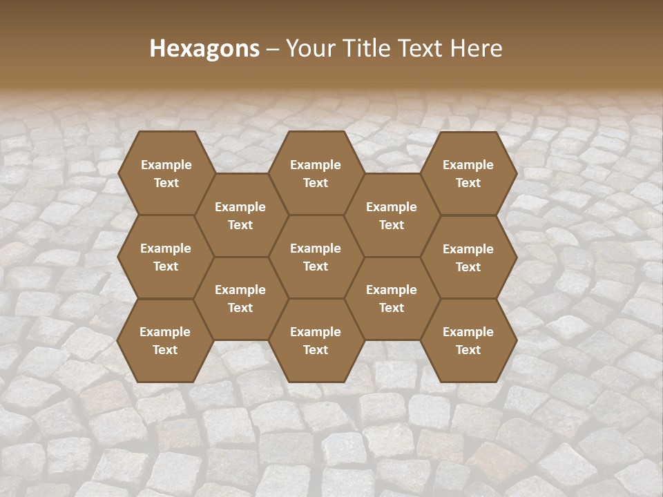 Walk Paved Way PowerPoint Template