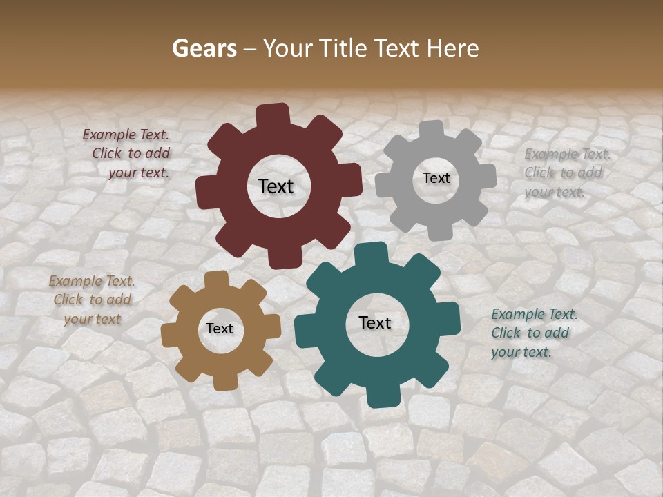 Walk Paved Way PowerPoint Template