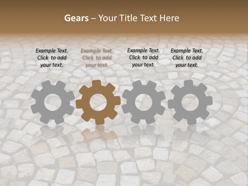 Walk Paved Way PowerPoint Template