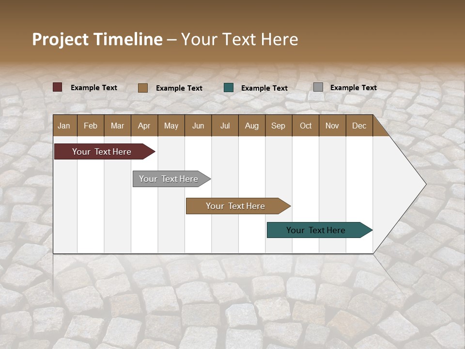 Walk Paved Way PowerPoint Template