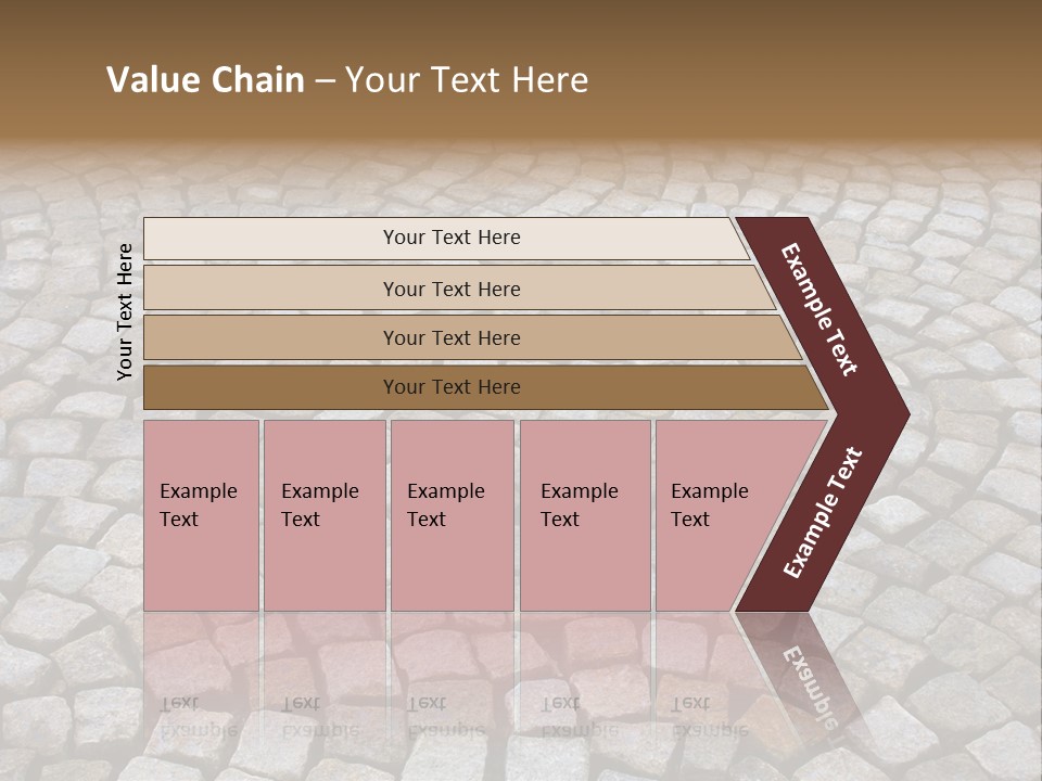 Walk Paved Way PowerPoint Template