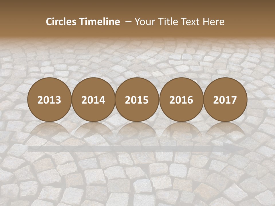 Walk Paved Way PowerPoint Template