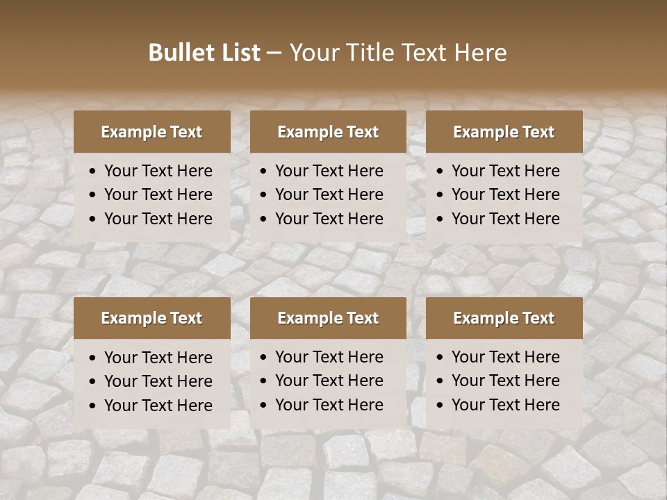 Walk Paved Way PowerPoint Template