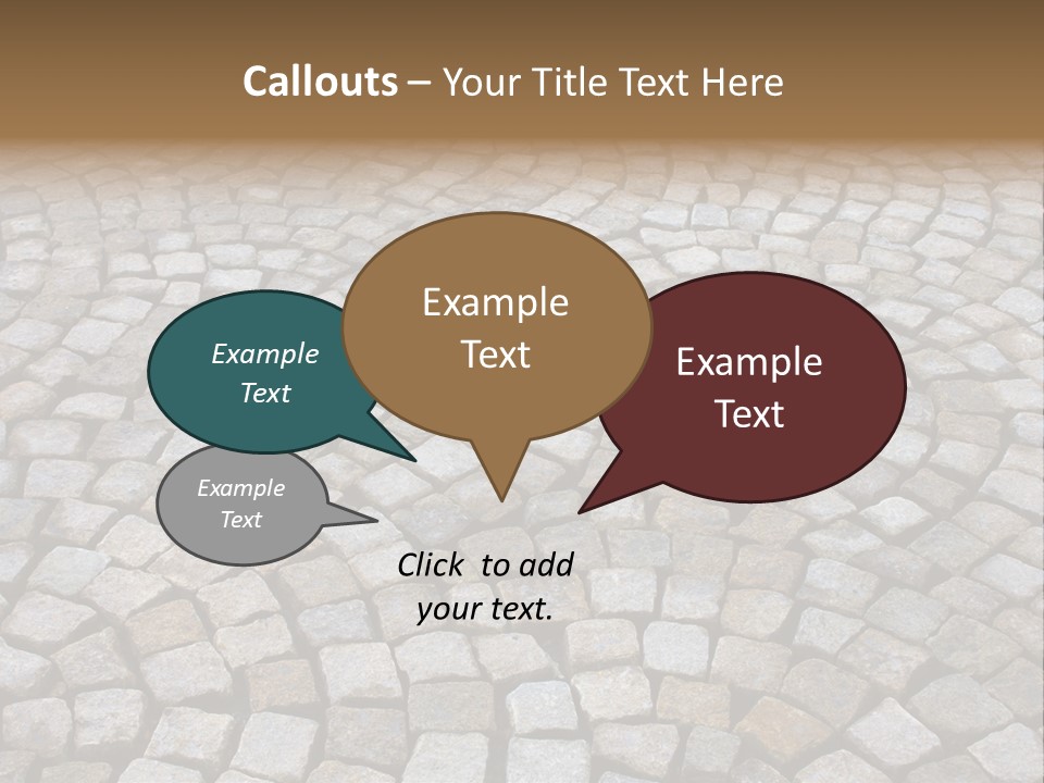 Walk Paved Way PowerPoint Template