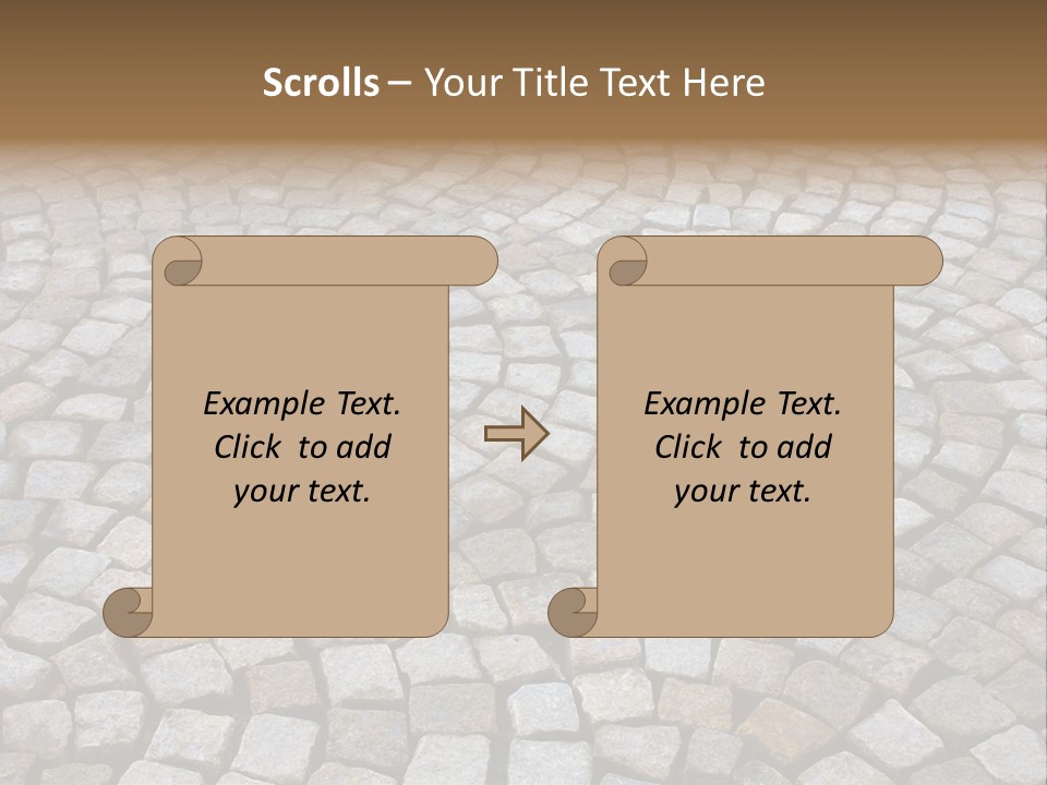 Walk Paved Way PowerPoint Template