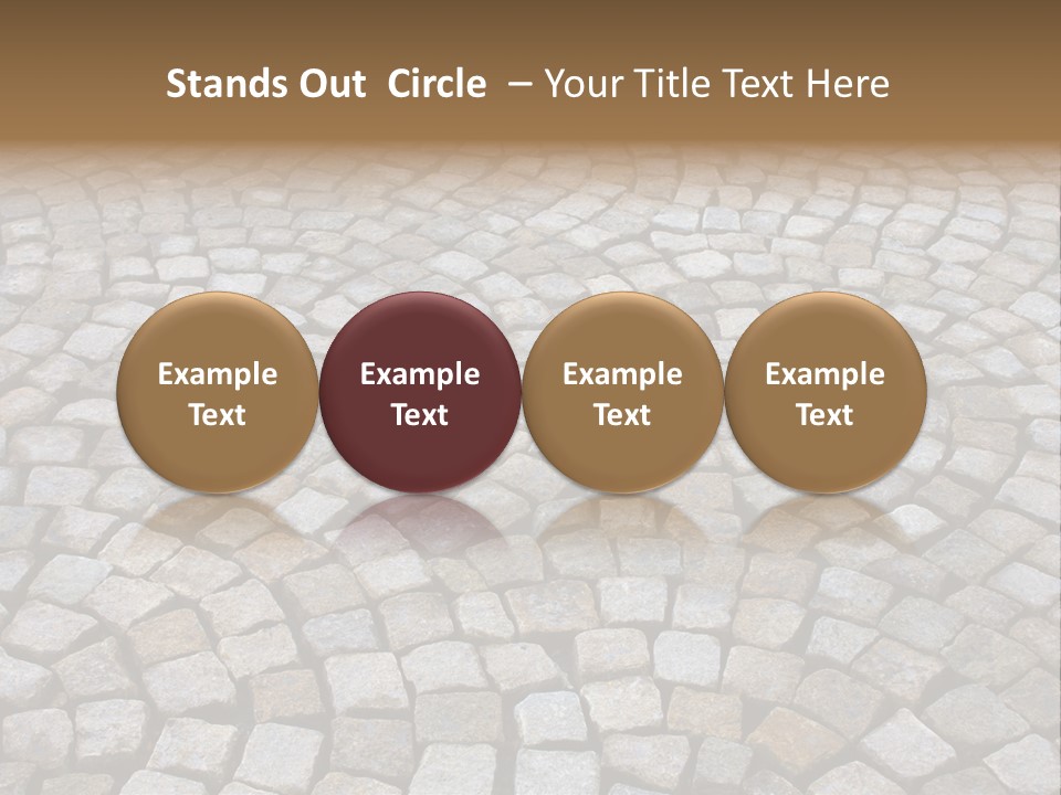 Walk Paved Way PowerPoint Template