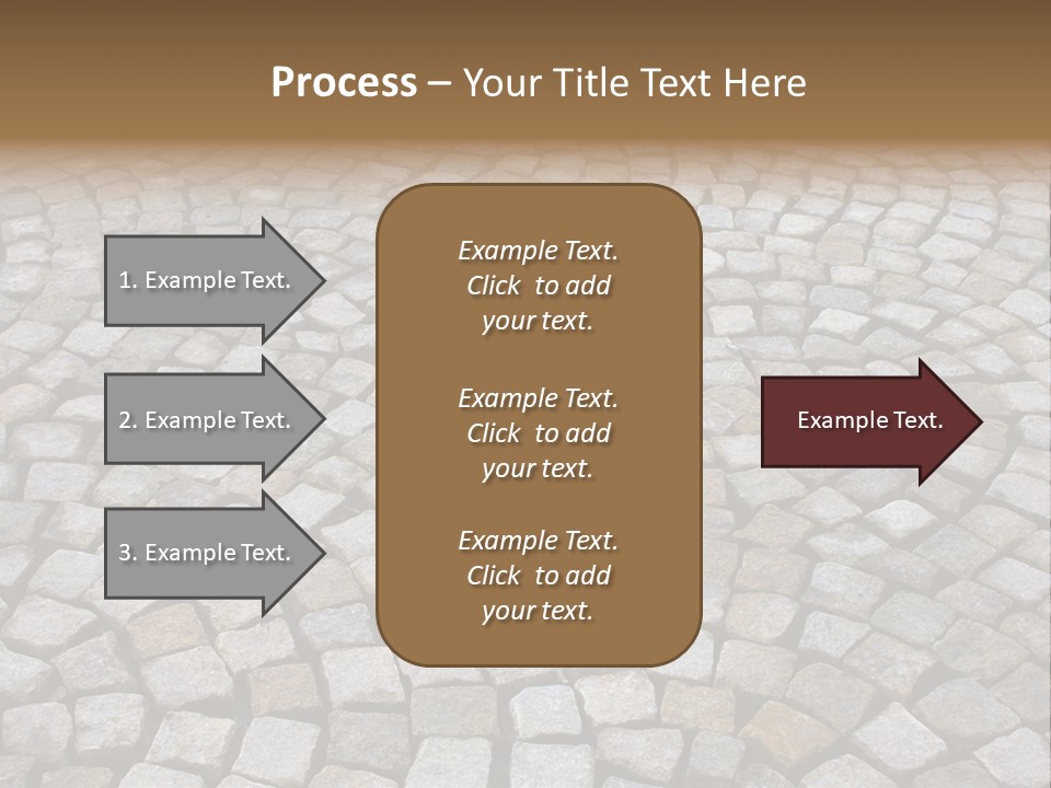 Walk Paved Way PowerPoint Template