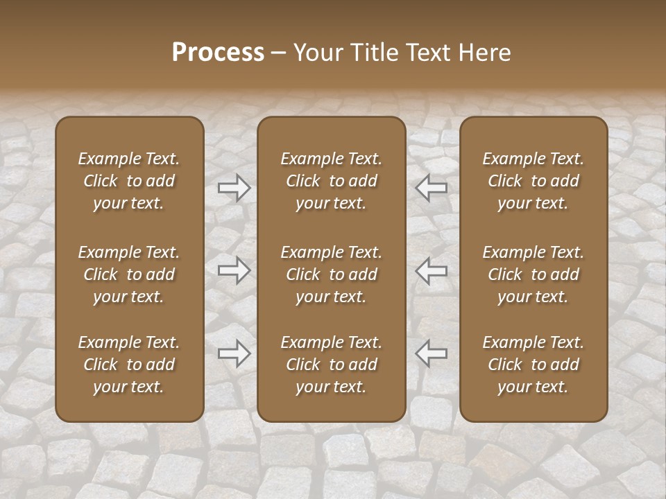 Walk Paved Way PowerPoint Template