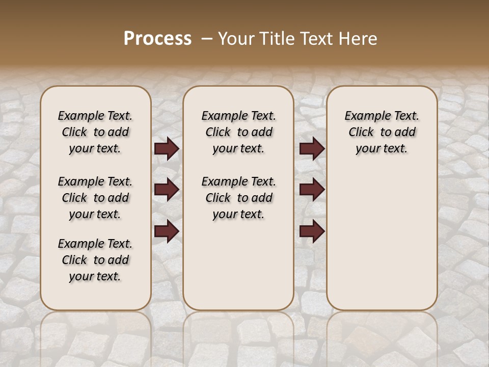 Walk Paved Way PowerPoint Template