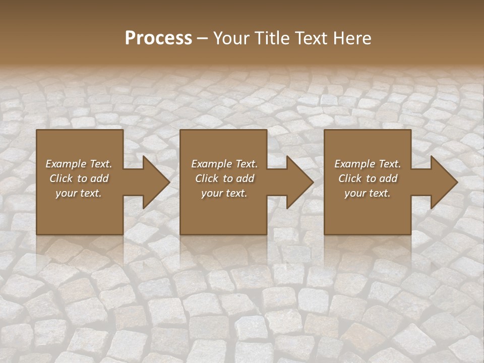 Walk Paved Way PowerPoint Template