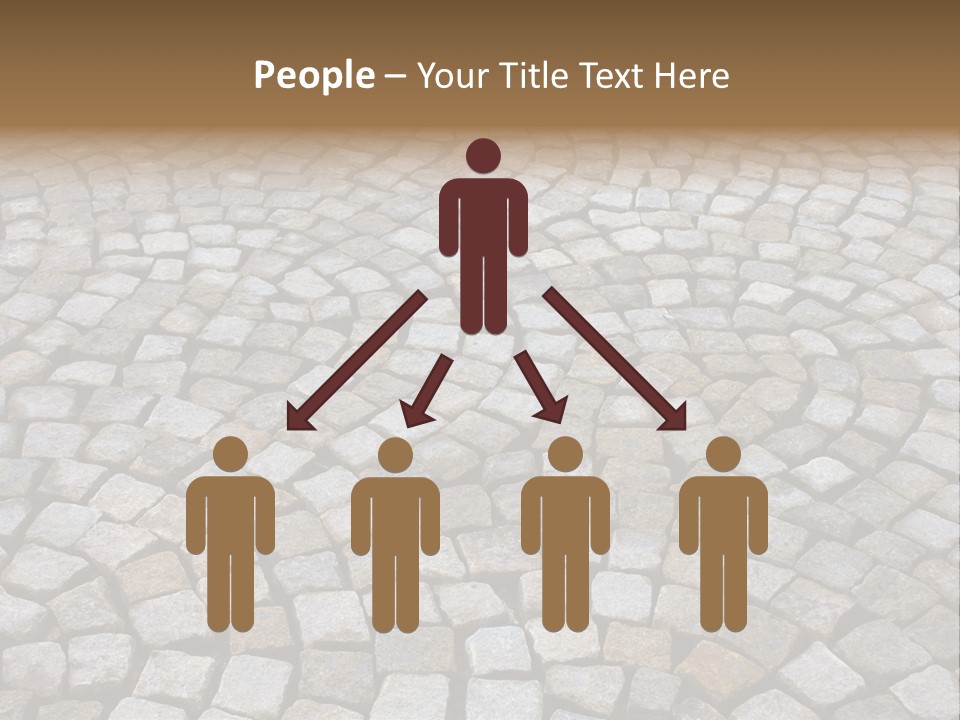 Walk Paved Way PowerPoint Template