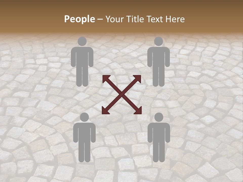 Walk Paved Way PowerPoint Template