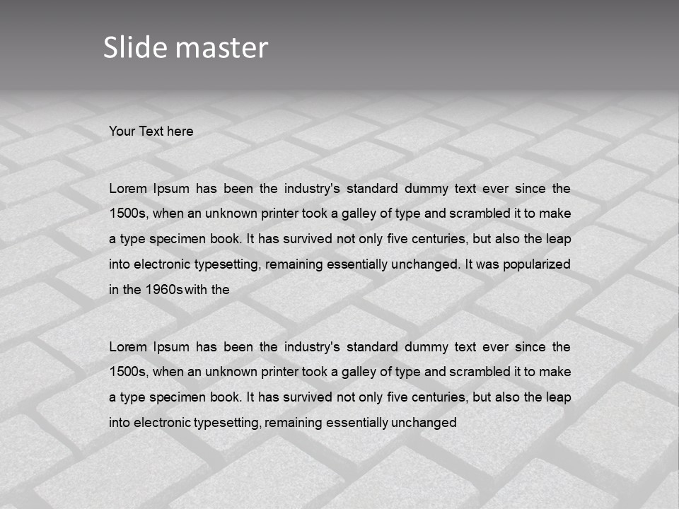 Background Abstract Paving PowerPoint Template