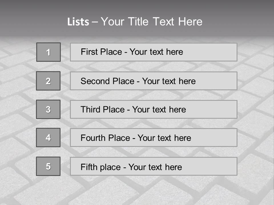 Background Abstract Paving PowerPoint Template