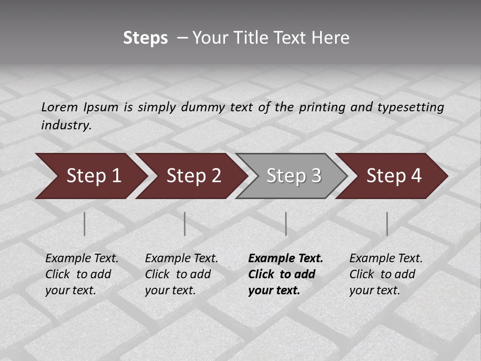 Background Abstract Paving PowerPoint Template
