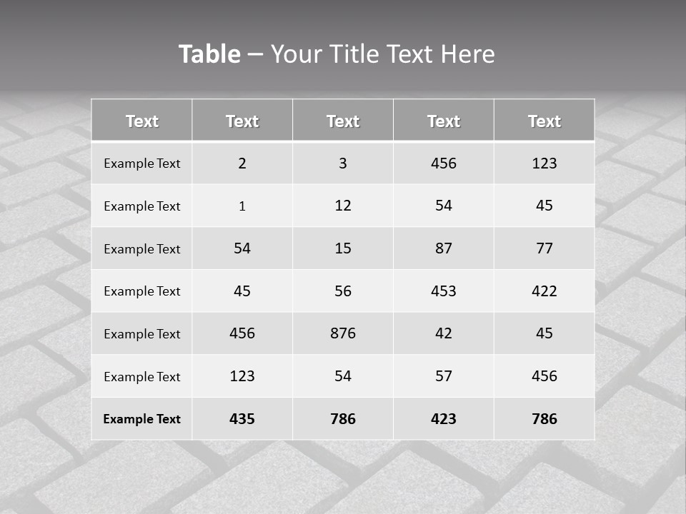 Background Abstract Paving PowerPoint Template