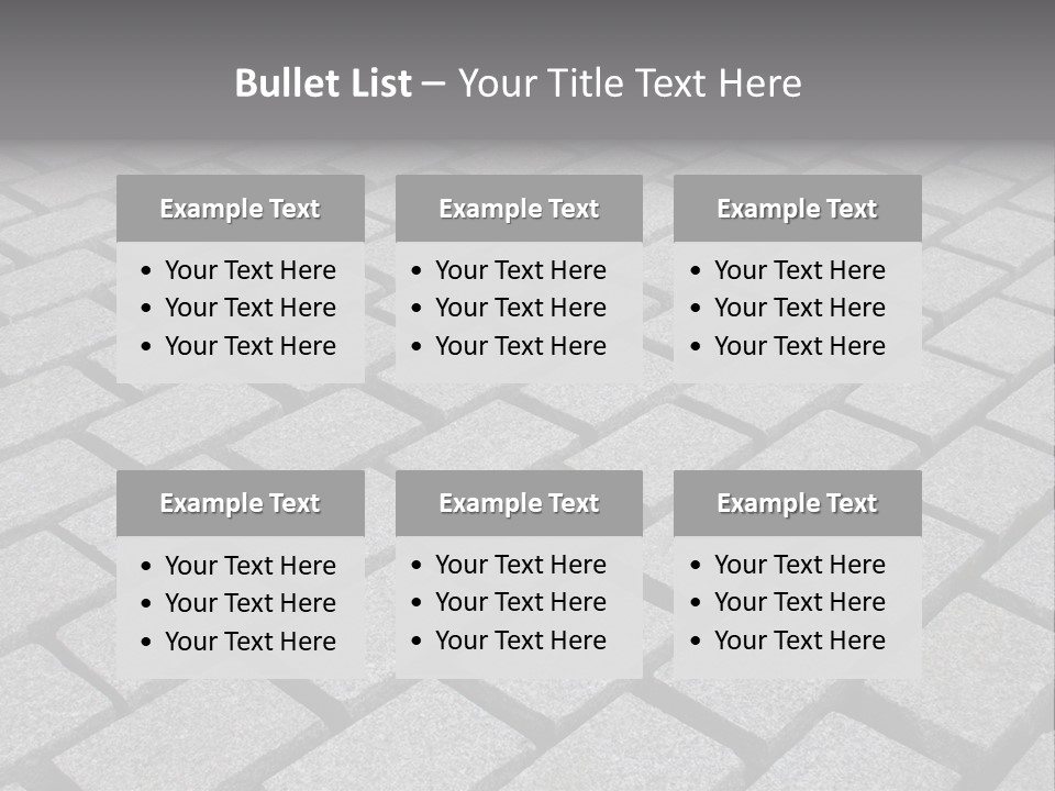 Background Abstract Paving PowerPoint Template