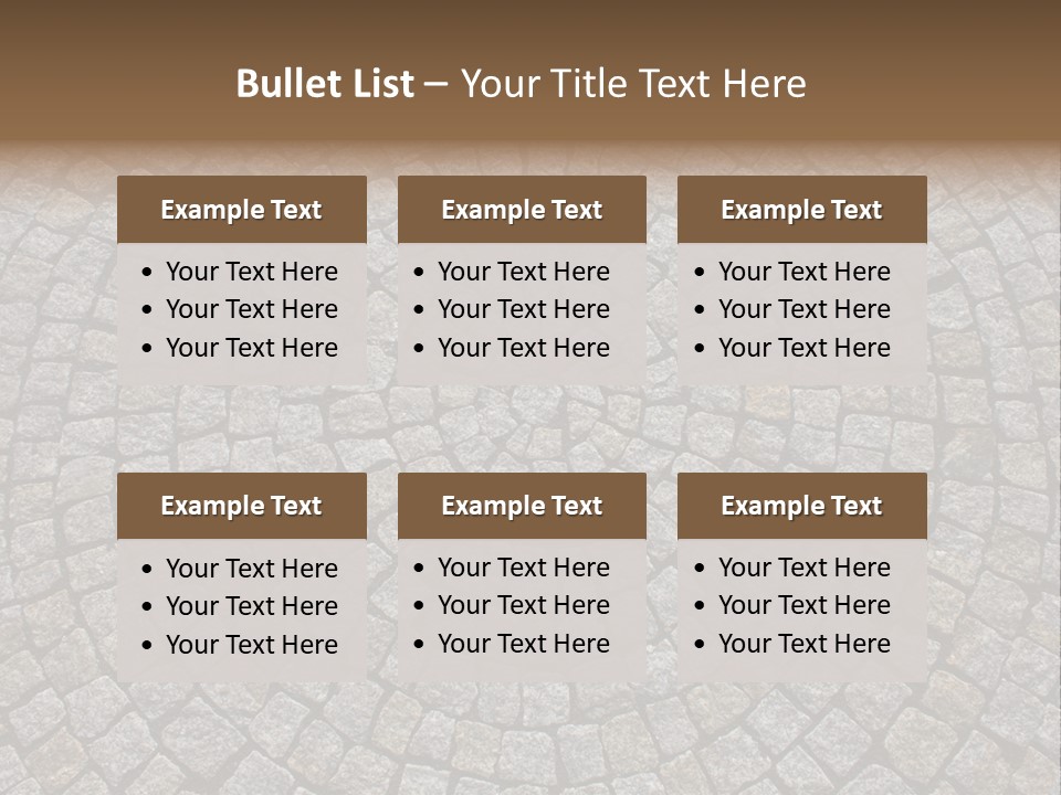 City Brick Traditional PowerPoint Template